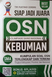 Siap Jadi Juara OSN Kebumian SMA Sederajat