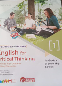 English For Critical Thinking for Grade X Senior Hight Schools