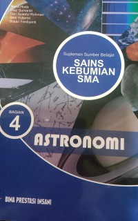 Suplemen Sumber Belajar Sains Kebumian SMA 4; Astronomi