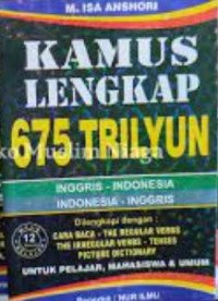 Kamus Lengkap 675 Trilyun