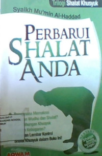 Perbarui Shalat Anda