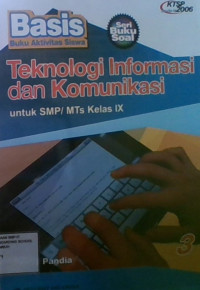 Teknologi Informasi danKomunikasi : Untuk SMP/MTs Kelas IX