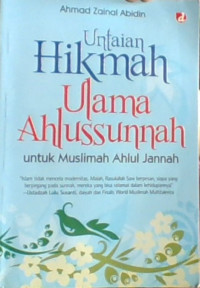 Untaian Hikmah Ulama Ahlussunnah